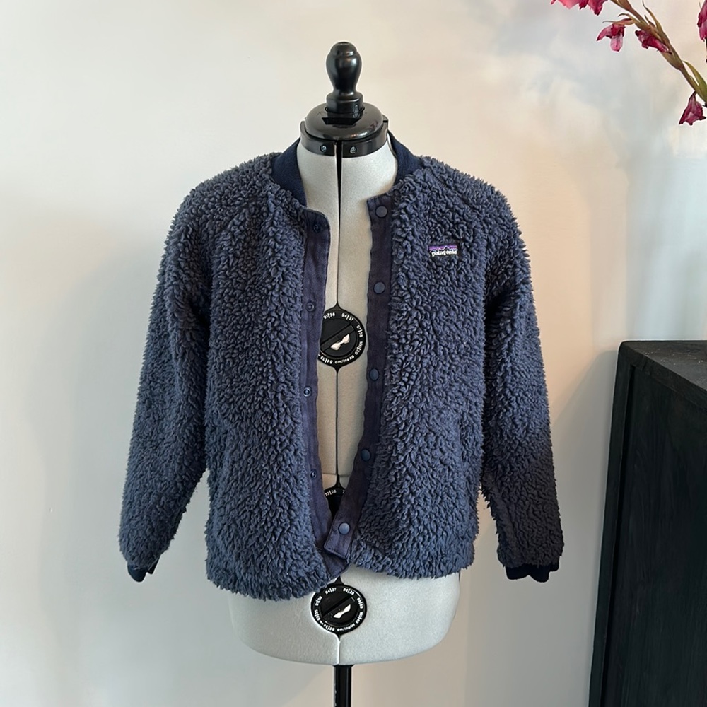 Patagonia Sherpa button up jacket, kids SZ L (12)